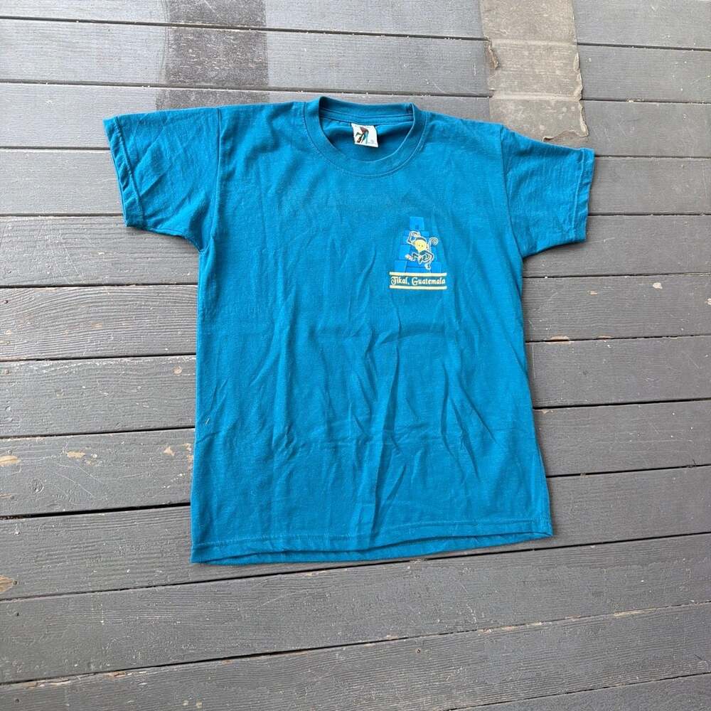 El Quetzal Tikal Guatemala Graphic T-Shirt Size S